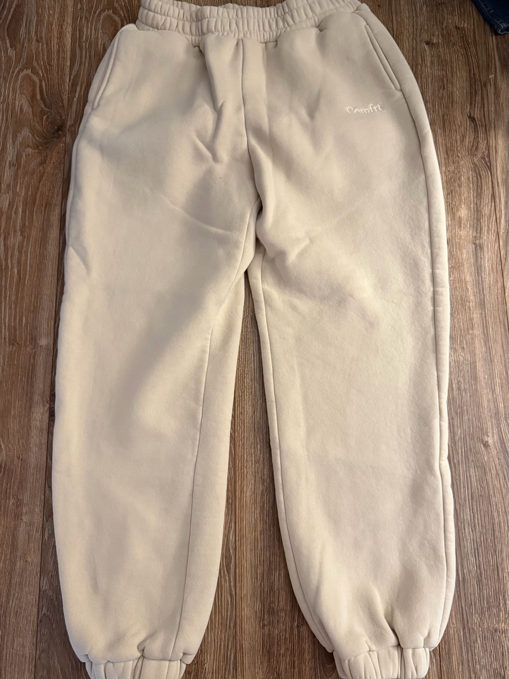 Comfrt Women's Cream (Bone) Jogger Sweatpants
